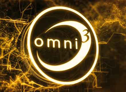 Omni Cubed electrified logo