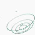 preloader graphic: ingulating circles